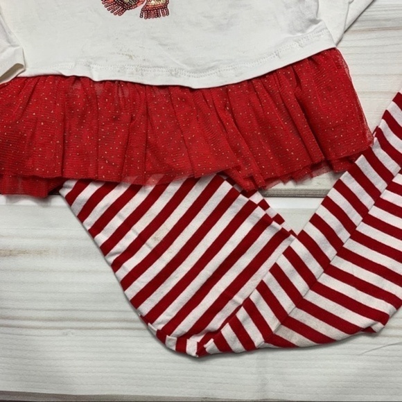 Jingle&Joy Holiday Christmas Tunic Legging Outfit - Picture 3 of 4